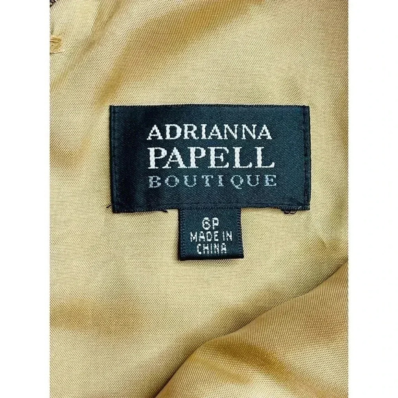 Adrianna  Papell Boutique Vintage cocktail dress size 6 - Picture 4 of 12